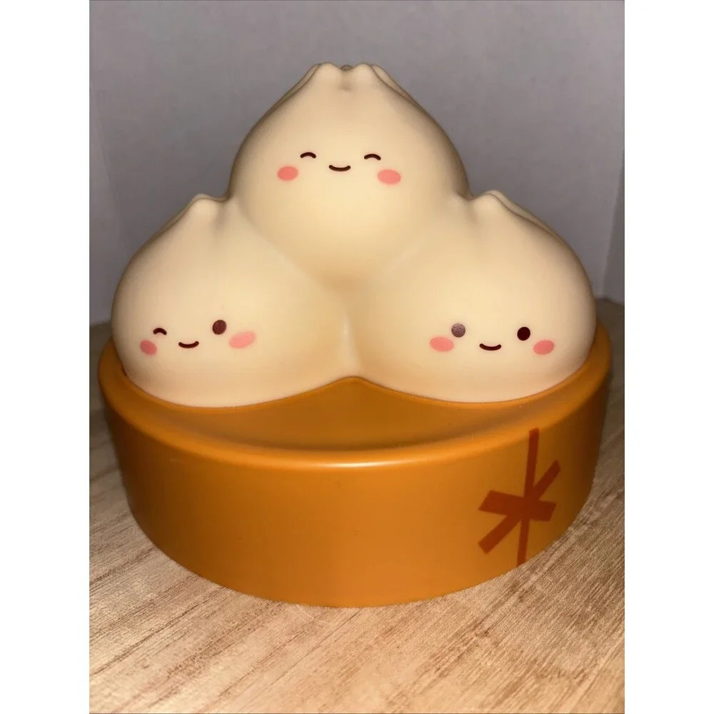 Dumpling Ambient Light, Three Bao Dumpling Light Lamp Nightlight JME & co